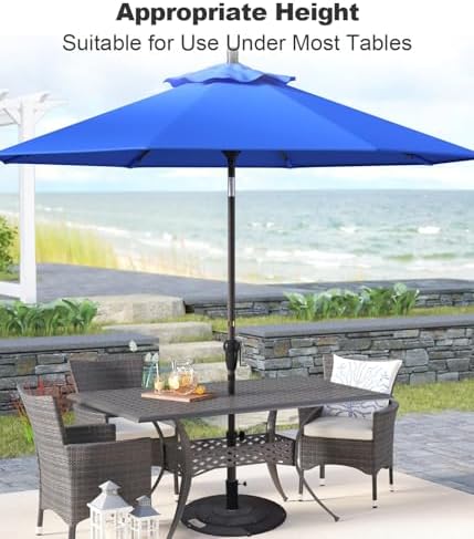 Koutemie Umbrella Base Outdoor Patio, Patio Umbrella with Stand, 21 Inches - Image 6