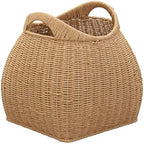 Household Essentials Paper Rope Basket with Handles, Natural by HouseholdEssentials