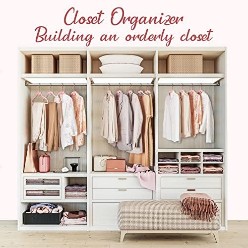 HOUSE DAY Pink Velvet Hangers 60 Pack, Non Slip Flocked Felt Hangers, Sturdy Velvet Clothes Hanger, Cute Heart Heavy Duty Coat Hanger, Ultra Slim Pink for Closet Space Saving - Image 6