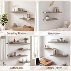 RICHFOCUS Long Floating Shelves for Wall 1Pack, Grey, 40" Lx8 D - Image 7