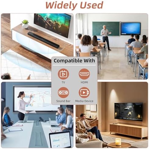 in Wall Cable Management Kit with Brush Wall Plate TV Wire Hider for Wall 2AC Recessed Outlet Box 9.8ft Cord for TV Gaming Consoles Soundbars Home Theater Setups - Image 7