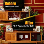 in-Wall Cable Management Kit with Recessed Tv Outlet Box - Image 3