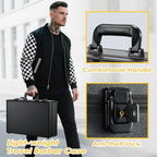 Yueieoun Barber Accessory Case with Mirror Barbers Briefcase Tool Case - Image 5