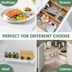 Shelf Liners, Non-Adhesive Drawer Liner, Waterproof & Oil-Proof Kitchen Cabinet Cupboard Liner Plastic EVA Material BPA Free Fridge Liner Mats Paper Protector for Shelves (Clear/24in x 240in) - Image 6