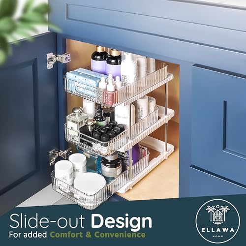 3-Tier Under Sink Organizer – Pull-Out Storage for Kitchen & Bathroom – Under Bathroom Sink Organizer, Under Sink Organizer Storage, Under Cabinet Storage Organizer - Image 6