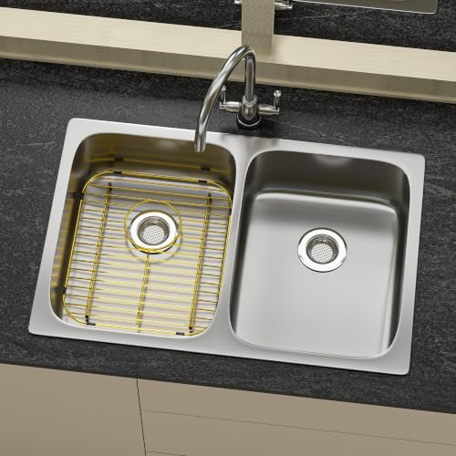 SANNO Kitchen Sink Grates Bottom Grid, Sink Bottom Grid for Kitchen, Metal Sink Grate with Rear Hole Stainless Steel Sink Protector Grid for Kitchen 13" L x 11.6" W - Image 7
