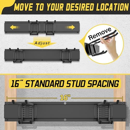 klasit Garage Wall Organizer,15Pack Carries 675 lbs,Garden Tool Organizer - Image 2