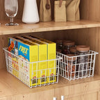 Orgneas Upright Freezer Organizer Bins Metal Wire Storage Container Basket - Image 3
