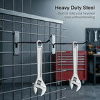 60 PCS 6 Inch Gridwall Hooks, Heavy Duty Black Display Hooks for Grid Wall Panels, Metal Hook for Retail Stores, Home and Garage Storage - Image 3