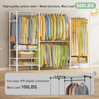 SEMHOR E06 Expandable Heavy Duty Clothes Rack for Reach-in Closet - Image 2