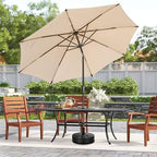 Patio Umbrella Stand - 70 lbs Capacity Fillable Outdoor Umbrella Base Heavy Duty, Water Filled Weight Base for Market Umbrella Holder, Garden, Backyard, Pool, Beach, Round Black - Image 7