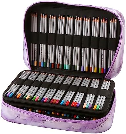 300 Slots Colored Pencil Case w/Handle & Shoulder Strap - Image 3