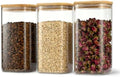 D2scrma 50oz/1.6Qt/1500ml Square Glass Storage Containers with Lids 3-Pack by Delicatedtoservicecustomer