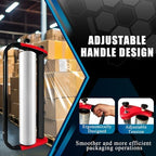 Ergonomic Stretch Film Dispenser - Reduces Operator Fatigue, Shrink wrap Handle for Warehousing, Logistics, Pallets, Commercial, and Home Use (15-in Dispenser for 15-in Stretch Film) - Image 4
