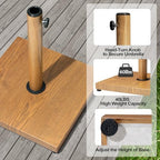 Outdoor Umbrella Base, 43lbs Heavy Duty Patio Umbrella Stand - Image 5