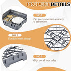 Aurelema 1 Pack Commercial Dishwasher Tray Rack, Basic, Gray - Image 3