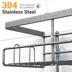 Hanging Shower Caddy Over Showerhead - Rustproof No Drill Shower Organizer - Image 3