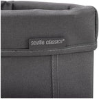Corner Heavy-Duty Canvas Hamper w/Wheels, 24"W x 17.7"D, Gray - Image 5