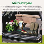 Gardener's Supply Company Jumbo Boot Tray | Multi-Purpose All Weather Waterproof Indoor and Outdoor Shoes Mat Made with Recycled Plastic | 43-1/4" L x 21-2/3" W x 2" D - Image 3