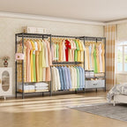 Golpart Heavy Duty Clothing Rack with Adjustable Shelves Clothes Wardrobe - Image 3