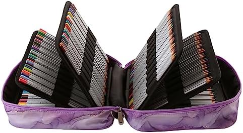 300 Slots Colored Pencil Case w/Handle & Shoulder Strap - Image 2