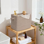 15×13 Inch Storage Cubes, 3 Pack Cube Storage Bins for Organizing, Cotton Rope Woven Baskets for Shelves, Bathroom, Kids Room, Closets, Baby Nursery - Image 6