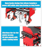 CCCEI Modular Power Tool Organizer Wall Mount with Charging, Red, 1 Pack - Image 5