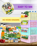 Large Stackable Storage Bins Open Front for Pantry Storage, 8 Pack - Multi - Image 3