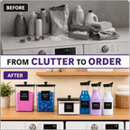 Laundry Pods Containers & Dryer Sheet Holder, 3 Detergent Dispensers - Image 6