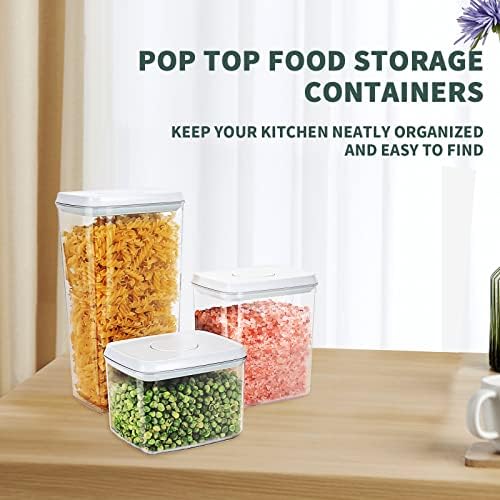 Airtight Food Storage Containers, 3.5/2.1/1.3 Qt, 3-Piece Set - Image 2
