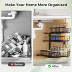 3 Tier Under Sink Organizer: Pull Out Cabinet Storage for Bathroom,1 Pack - Image 6
