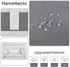 HomeHacks 2 Pack Laundry Baskets, Laundry Hampers Bags (Grey+Pink 75L) - Image 5