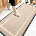 OLANLY Front Door Mat Outside 59x23, All-Season Heavy-Duty Rubber Doormat by OLANLY
