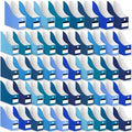 Jutom 48 Sets Cardboard Magazine Holders with Labels for School,Blue by Jutom