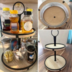 3 Pack 8 Inch Aluminium Alloy Turntables Bearing, Heavy Duty Swivel Turntable Lazy Susan for Round Dining Table, 8" Smooth Swivel Turntable for Lazy Susan Dining Table - Image 5