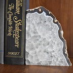Nature's Decorations Natural Agate Bookends - A-Quality Small Heavy Duty Geode, Earth Tone & Neutral Decor, Unique Crystal Gift, 1 Pair (2-3 lbs) - Image 4