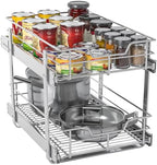Pull Out Cabinet Organizer,17¾'' Slide Out Kitchen Organizers and Storage by ZOINLIY