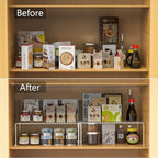 Stacking Kitchen Cabinet Organizer Shelf Risers Plate Rack - Image 3