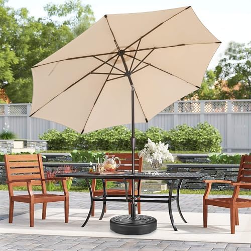 Patio Umbrella Stand - 112 lbs 22" Capacity Fillable Outdoor Umbrella Base Heavy Duty, Water Filled Weight Base for Market Umbrella Holder, Garden, Backyard, Pool, Beach, Round Black - Image 7