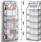 PAULONE 6-Tier Over The Door Shoe Organizer, 71" Hanging Shoe Rack with 2-Size Deep Pockets, 98 lbs Sag-Proof Capacity for Closet Entryway RV by Unknown