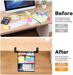 Under Desk Drawer, Clamp on Desk Organizer Slide Out Table Storage No Drill - Image 6