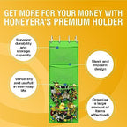 Honeyera Storage for Stuffed Animal - Over Door Organizer for Stuffies, Baby Accessories, and Toy Plush/Easy Installation with Breathable Hanging Pockets (Green) - Image 6