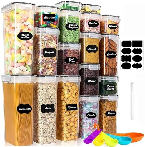 18 Pack Airtight Food Storage Containers with Lids by stusgo