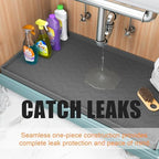 TigeJoy Under Sink Mats for Kitchen Waterproof 34" x 19", Cabinet Liner - Image 4