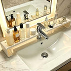 Vertical Faucet Storage Rack, Over the Sink Shelf, White, 23.6in/60cm - Image 5