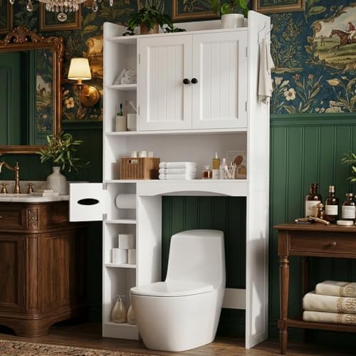 Gizoon 66''H Over The Toilet Storage Cabinet, with Ample Storage Space by Gizoon