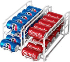 Simple Houseware 2-Pack Stackable Beverage Soda Can Dispenser Rack, White by SimpleHouseware