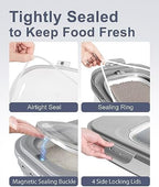 20-30 Lbs Rice Storage Container,Collapsible Food Storage Containers - Image 3