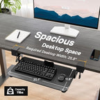 BONTEC Under Desk Keyboard Tray, Pull-Out Keyboard & Mouse Platform - Image 5