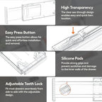 Lifewit 4" High Upgrade Drawer Divider, Adjustable Drawer Organizer Clothes - Image 5